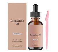 Olio per Dermaplaning - Olio Da Rasatura Idratante per Viso Con Vitamina C - Scivolamento Levigante per Una Pelle Morbida Prima E Dopo La Rasatura, 60ml