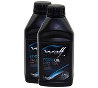 Olio Per Forcella Wolf Fork Oil Pro 4662 10W 2 X 500 Ml Olio Per Ammortizzatore