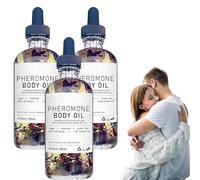 Olio per il corpo ai feromoni Crystal Irie, profumo di olio per il corpo ai feromoni per donna, gelsomino, orchidea, ambra nera, fiordaliso, petali di rosa (3pcs)