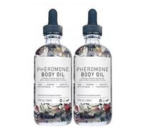 Olio per il corpo ai feromoni per donne, idratante e stimolante per la fiducia in se stessi, fiducia in se stessi e fascino sociale, fragranza a lunga durata (2pcs)