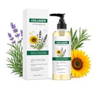 Olio per il corpo al collagene lifting, olio di collagene per rassodare la pelle, riduce le rughe e le linee sottili, rassodante e idratante, per collo, braccia, cosce e molto altro ancora. (1)