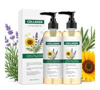 Olio per il corpo al collagene lifting, olio di collagene per rassodare la pelle, riduce le rughe e le linee sottili, rassodante e idratante, per collo, braccia, cosce e molto altro ancora. (2)