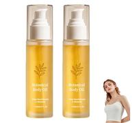 Olio per il corpo, alghe wakame, oli di noce del Brasile e semi di passiflora, olio da massaggio rassodante leggero per una pelle dall'aspetto più liscio e un miglioramento (2pcs)