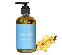 Olio per il corpo caramello vaniglia, olio per il corpo idratante alla vaniglia, olio per il corpo profumato, olio per il corpo fatto a mano, olio per massaggi corporei, per tutti i tipi di pelle