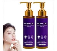 Olio Per Il Corpo Di Lusso Da 100 Ml, Ripristina Il Volume Della Pelle, Texture Liscia E Cremosa E Rinforza La Barriera, Idratante Profondamente, Anti-Età Per Le Donne,2PCS