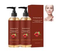 Olio per il corpo di lusso per pelli rugose - Olio rassodante post doccia, tonifica e rimpolpa la pelle, si assorbe rapidamente, idrata in profondità e nutriente, adatto a tutti (2 pezzi)