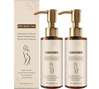 Olio per il corpo magico da donna - Olio idratante e rassodante con vitamina E e oli vegetali, migliora l'elasticità, nutre la pelle secca, cura dopo la doccia (2 pezzi)