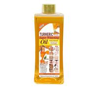 Olio per il corpo - Olio essenziale idratante alla curcuma da 300 ml, oliio schiarente per la pelle secca | Olioo sbiancante naturale al 100% con vitamina C adatto a tutti i tipi di pelle