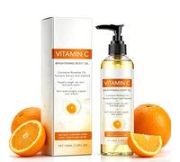 Olio per il corpo rassodante alla vitamina C, olio per il corpo, correttore corpo, idratazione e bagliore, cura anti età per viso e corpo contro le rughe, linee sottili, formula delicata (confezione