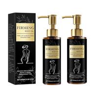 Olio per il corpo rassodante, olio di serraggio per il corpo per le donne, ridurre le linee sottili, le serrature in umidità, crema naturale per la pelle per tutti i tipi di pelle (2PCS)