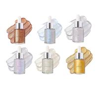 Olio per il corpo Shimmer, olio per il corpo luccicante - Olio per corpo Glow da 30 ml | 6 colori olio per il trucco del corpo naturale illuminatore liquido per il corpo, le gambe, la pupa