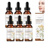 Olio per il viso, essenza antirughe, riduce l'idratazione fine, olio vitale per il viso, adatto a tutti i tipi di pelle, sicuro e delicato da usare, pelle uniforme (6 pezzi)