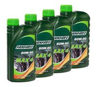 Olio Ingranaggi FANFARO Max 4 80W-90 GL-4 Api GL4 Cambio 4x 1 Litro Interruttore