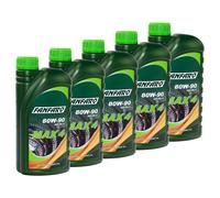 Handschalt FANFARO Olio Ingranaggi Max 4 80W-90 GL-4 Api GL4 5x 1 Litro Schalt