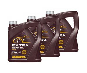 Olio per Ingranaggi Mannol Extra 75W90 Api Gl 4 3x 4 Litro per Aeon Can-Am Rex