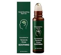 Olio Per La Cura Della Testa, Formula Delicata, 10 Ml, Roll On Per Alleviare L'emicrania, Olio Per Alleviare Il Disagio Della Testa, Processo Di Applicazione Semplice, Per Donne Uomini Famiglia Amici