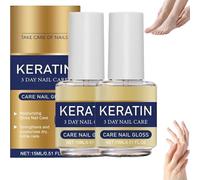 Olio per la cura delle unghie per 3 giorni, indurente per unghie deboli, con aloe vera e lavanda per mani, piedi e dita dei piedi, per unghie secche, deboli, fragili e danneggiate, 15 ml. (2)