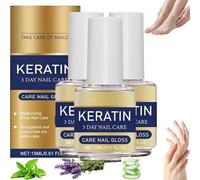 Olio per la cura delle unghie per 3 giorni, indurente per unghie deboli, con aloe vera e lavanda per mani, piedi e dita dei piedi, per unghie secche, deboli, fragili e danneggiate, 15 ml. (3)