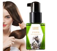 Olio per la riparazione dei capelli da donna - 70 ml per prevenire la secchezza, olio portatile per capelli crespi, accessorio per raddrizzare i capelli per la casa, parrucchiere, vacanze, viaggi,