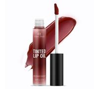 Olio per labbra colorato Botanic Hearth | Olio lucidalabbra idratante per labbra secche | Gloss rosso intenso | Leggero e non grasso | 0,3 fl oz