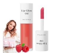 Olio per labbra per donne, lucidalabbra nutriente e idratante rosso | Trucco viso per l'inverno autunno primavera notte eventi viaggio e diario