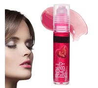 Olio per labbra trasparente | 4 ml di olio per la cura delle labbra, balsamo per labbra non adesivo | per il trucco delle labbra Craked Lips Olio per idratare quando lavori, viaggi, incontri