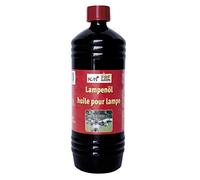 Olio per lampade a Olio e torce da Giardino, torce di bambù e da Parete - 12 Bottiglie da 1L - Olio inodore per Uso Esterno e Interno, Ideale per Lanterne e fiaccole Decorative - KM Match