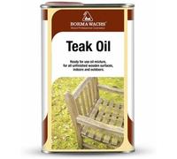 Olio per Legno Teak Oil Borma Wachs Neutro Protettivo Idrorepellente da 1 lt