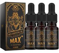 Olio per l'ingrandimento del pene Ispessimento del pene Aumento della crescita Big Dick Ingrandire per gli uomini Erezione migliorata Ritardo Eiaculazione Big Cock Oil, 10ml (3Pcs)