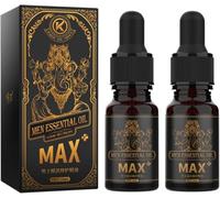 Olio per l'ingrandimento del pene Ispessimento del pene Aumento della crescita Big Dick Ingrandire per gli uomini Erezione migliorata Ritardo Eiaculazione Big Cock Oil, 10ml (2Pcs)