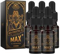 Olio per l'ingrandimento del pene Ispessimento del pene Aumento della crescita Big Dick Ingrandire per gli uomini Erezione migliorata Ritardo Eiaculazione Big Cock Oil, 10ml (5Pcs)