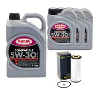 Olio per Motore Set Compatibile 5W-30 Meguin 8 Litro + Filtro VW Lt 28-35 28-46