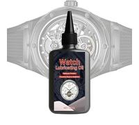 Olio per Orologeria - Antiruggine Multiuso Applicatore Fine 120ml - Olio Lubrificante Orologi - Per Cuscinetti Ingranaggi Meccanismo Del Giradischi Macchina Da Cucire Motore Ventilatore Elettrico Cern