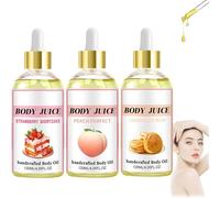 Olio per succo per il corpo Succo per il corpo Torta di fragole Olio per succo per il corpo Panino alla cannella Olio per il corpo lavorato a mano Olio per succo per il corpo alla pesca Per tutti i ti