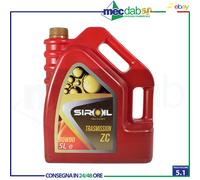 Olio Per Trasmissioni Cambi e Scatole Sterzo Siroil Transmission ZC 80W90 - 5 LT