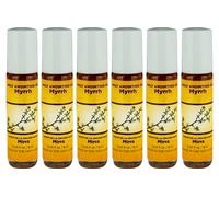 Olio per unzione di mirra proveniente da Israele, set di 6 bottiglie roll-on, 1/4 once ciascuna, prodotto in Terra Santa di Gerusalemme, regalo di preghiera per pastori e sacerdoti, Aceite Ungido de