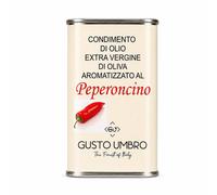 OLIO PICCANTE EXTRAVERGINE d'OLIVA aromatizzato al PEPERONCINO 250ml GUSTOUMBRO