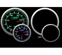 Olio Pressione Gauge-Electrical-Green/Bianco 52mm (2 1/16 ") + Sender-Prosport