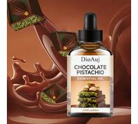 Olio profumato al cioccolato e pistacchio - Il suo dolce e salato profumo è affascinante. 60ml/2,03 fl.oz. Una deliziosa sorpresa perfetta per l'autunno e l'inverno. Questo dolce olio profumato da don