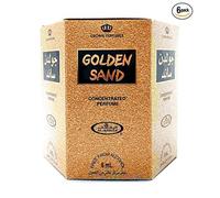Olio profumato Golden Sand 6 ml Roll On Profumo di Al-Rehab Crown Perfumes (confezione da 6)