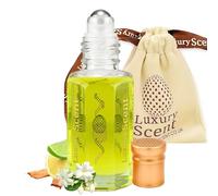 Olio profumato Lotus Roll-On da 6 ml - Lunga durata senza alcool Arabian Attar - Premium Unisex fresco profumo floreale con note di gelsomino, agrumi e legno di sandalo Luxury Scent
