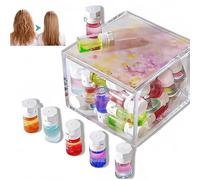 Olio profumato per capelli, mini, Camelia e Avocado, fragranza a lunga durata e trattamento nutriente, tecnologia Scent Lock 48 ore per capelli crespi e danneggiati (#10)