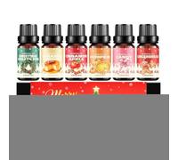 Olio Profumato per Diffusore | 6 Pezzi Profumi Per La Produzione Di Sapone - Olio Fragranza Candela Natalizia,Per La Casa Delle Vacanze Massaggio Corporeo Camera Meditazione Spa Yoga