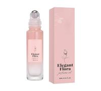 Olio profumato roll-on di rosa, miscela di profumo a lunga durata, formula delicata con estratto vegetale, soluzione per l'applicazione del profumo per il corpo, per indossare tutti i giorni, viaggi