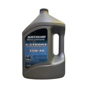 Olio Quicksilver SAE 25W-40 per motori entrobordo e entro/fuoribordo. 4 litri
