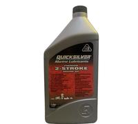 Olio quicksilver TC-W3 per motori marini 2 tempi a miscela 1 Litro