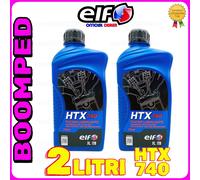 OLIO RACING CAMBIO E FRIZIONE 2 LITRI TOTAL ELF HTX 740 75W KARTING MOTO 02ET09