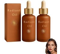 Olio Radiante, Gocce Abbronzanti Avanzate, Esalta il tono naturale della pelle per un'abbronzatura autentica e baciata dal sole, Gocce Nutrienti Autoabbronzanti e Valorizzatrici dell'Abbronzatura 60 m