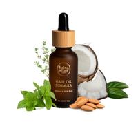 Olio rinforzante per la crescita dei capelli 100% olio di argan biologico marocchino, olio di ricino, rosmarino + 11 altri oli di alta qualità per capelli lucidi, anti-forfora, 30 ml