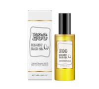 Olio Riparatore Intensivo per Capelli alle Proteine dell'Uovo, Olio d'Uovo e Proteine Concentrate, Ripara e Idrata i Capelli, Ripara le Doppie Punte, Mantiene i Capelli Lisci e Morbidi